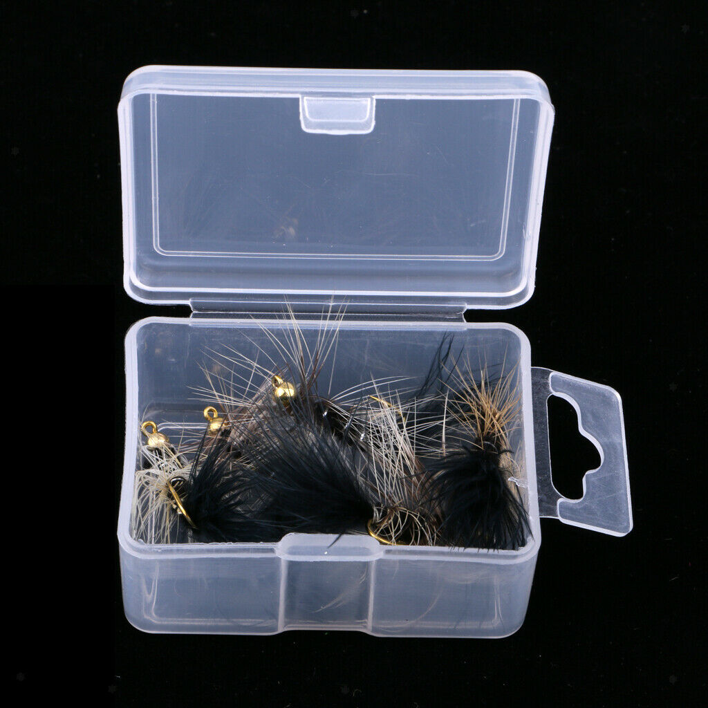 Carp Fishing Wet Flies Brass Head Fly Fishing Lure Bass Flies Lure 4cm Black