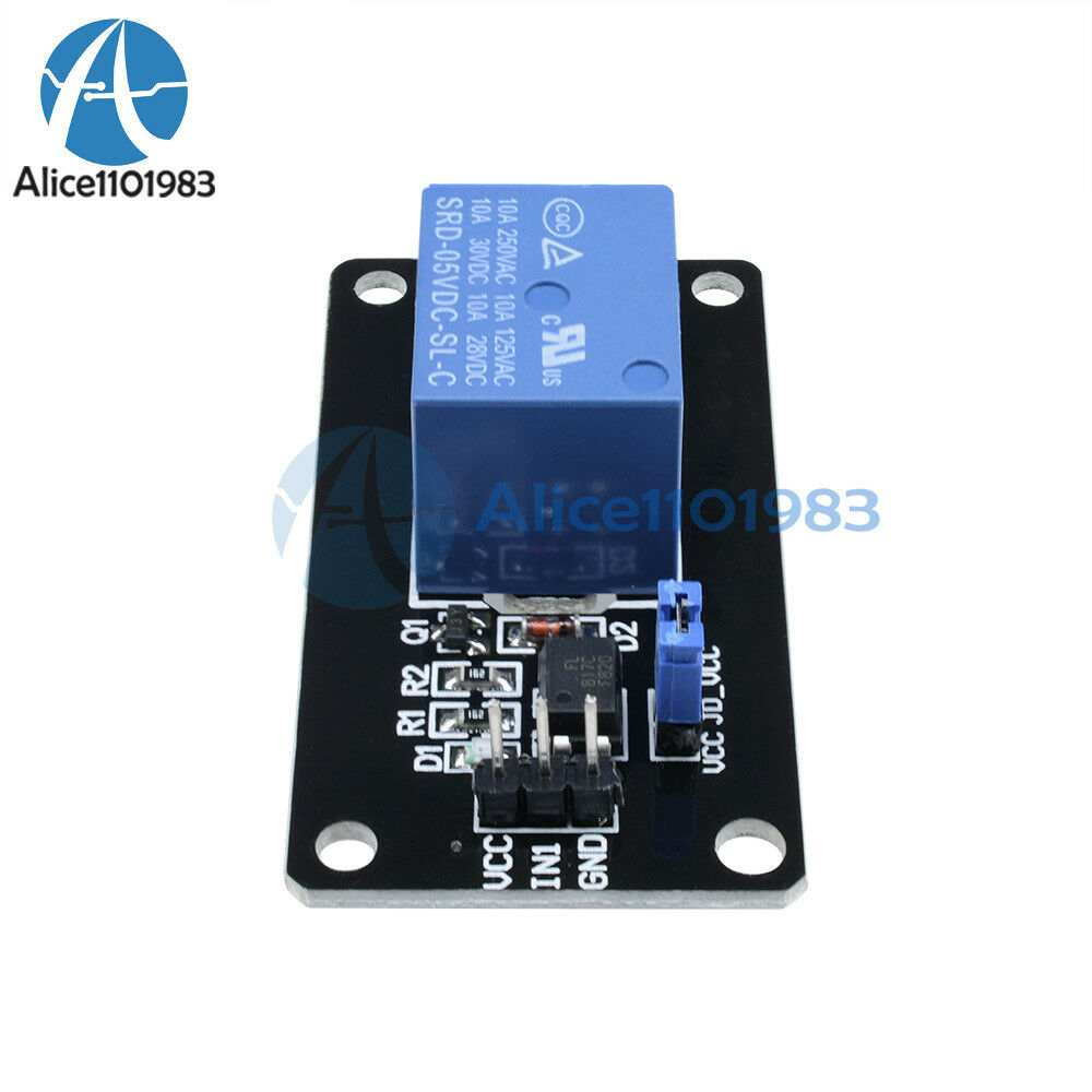 5PCS One 1-Channel Isolated 5V Relay Module Coupling Optocoupler For Arduino