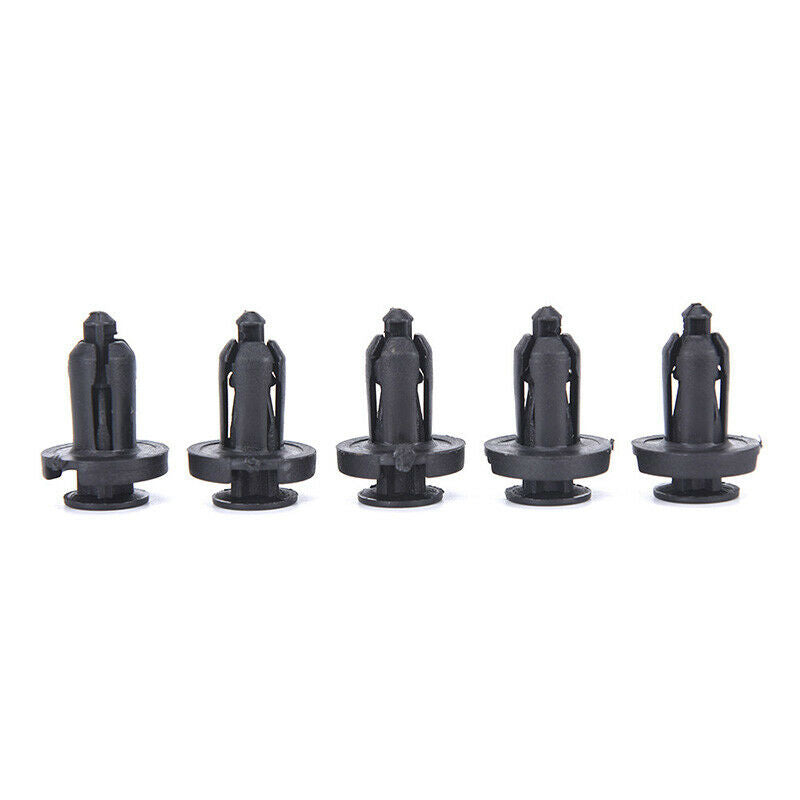 100Pcs Bumper Clips 10mm Hood Fender Push Rivets Retainer Fasteners For Acun Fx