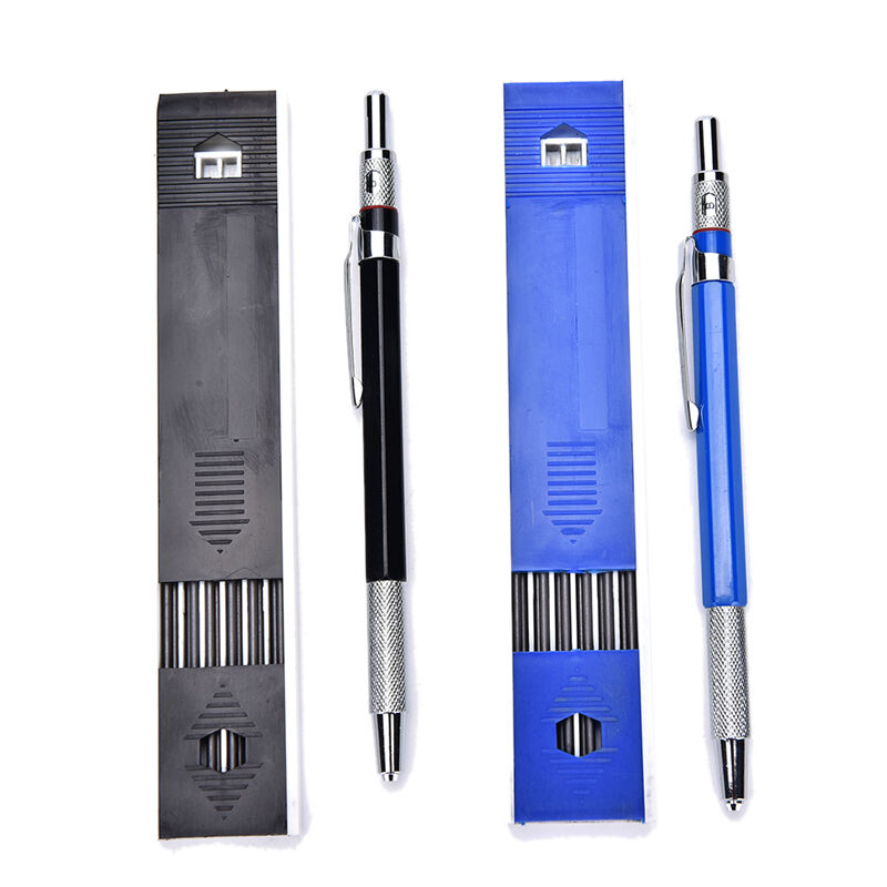 Lead Holder Automatic Draughting Mechanical Drafting Pencil 12x Black Lea.l8