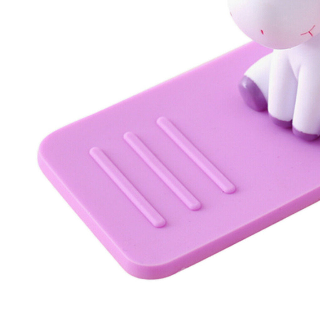 2Piece Phone Holder Cute Rubber Cell Phone Holder Office Desk for Girls