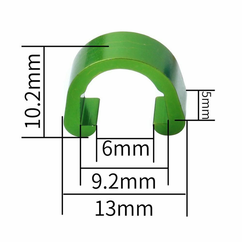 Derailleur Lines Case C-buckle Clasps Brake Cable/Line Buckles C Shape Clips