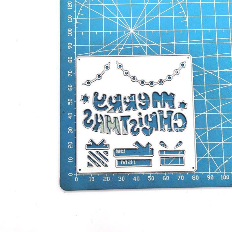 Christmas Gift Metal Cutting Dies Stencil DIY Scrapbooking Album Paper Card Mold