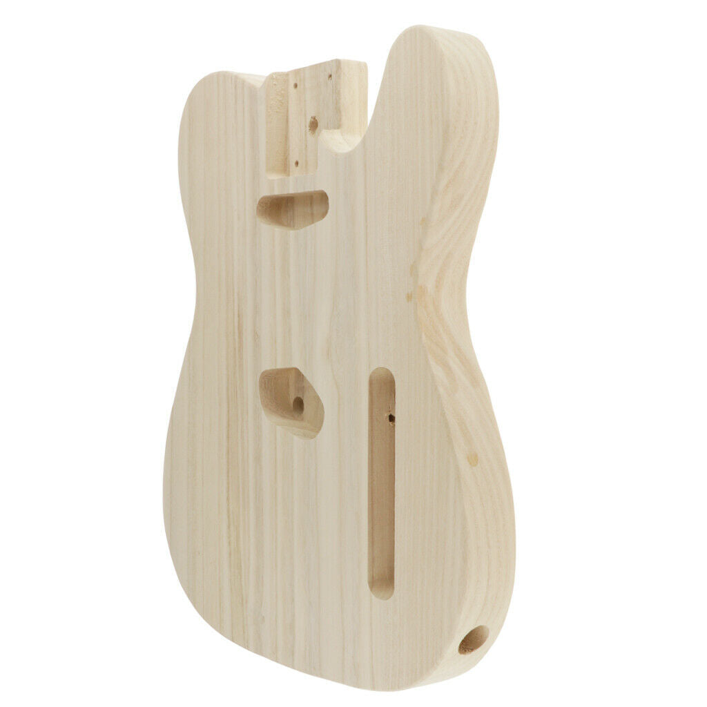 Hollowed Guitar Wood Blank Unfinished Body Barrel Material Guitar Part