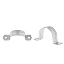 2 Pcs Universal 304 Stainless Steel Saddle Clamp Seat Post Clamp Ring, Î¦ 40mm
