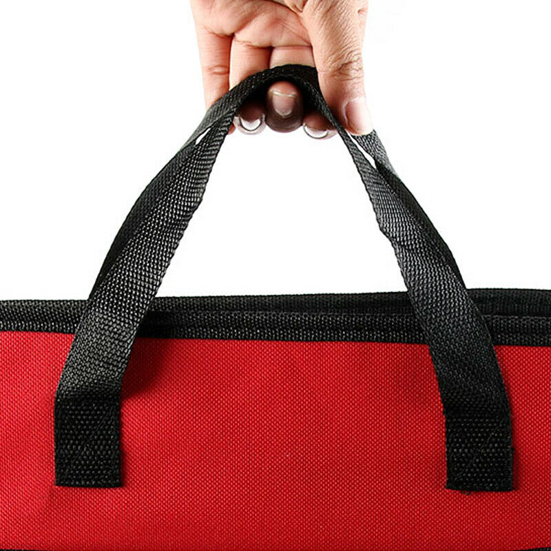 Car SUV Trunk Organizer Foldable Storage Bag Collapsible Cargo Box Portable Red