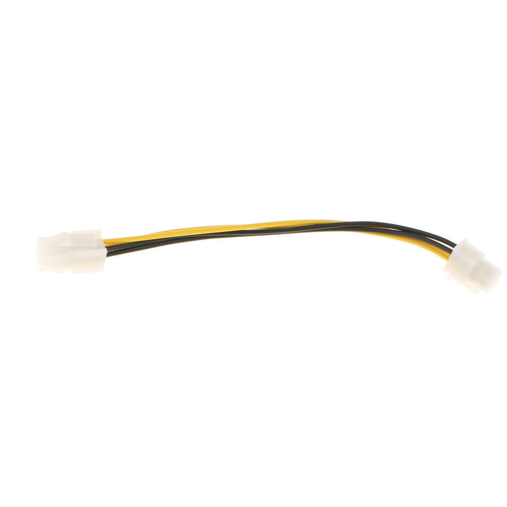 5 Pcs P4 to ATX Male to Female Power Extension Cable