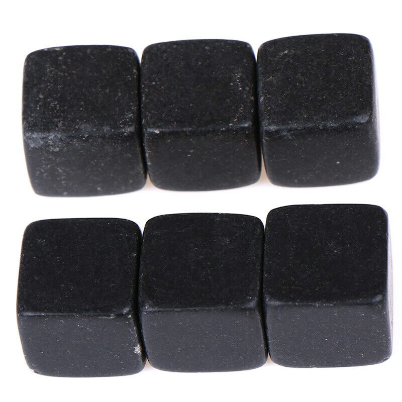 6Pcs Whisky Ice Stones Drinks Cooler Cubes Rocks Granite Dec.hcB Qx