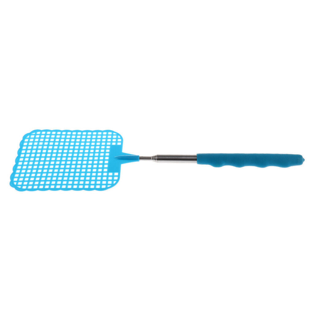 2pcs Fly Swatter Retractable Kill Mosquitoes Flies Telescopic Tool Plastic