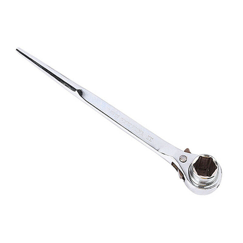 19-22 Ratcheting Wrench Ratchet Handle Socket Steel Spanner Tool for Car Home