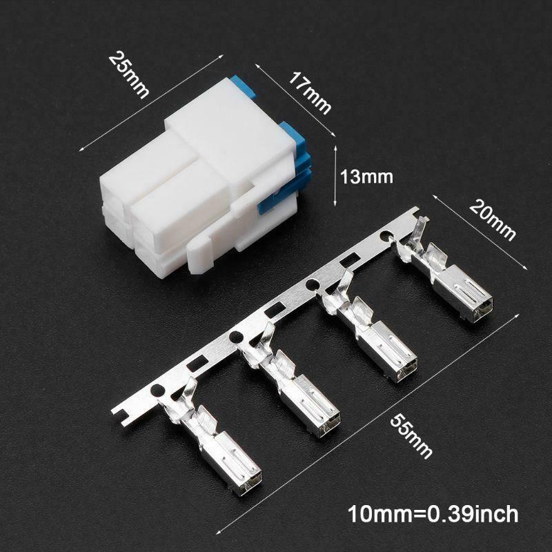 4 Pin Short Wave Radio Power Supply Socket Cable Cord Connector for ICOM IC-7000