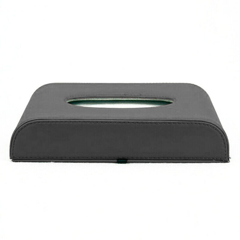 Cars Sun Visor PU Leather Tissue Box with Clip Holders Paper Napkin Accessories