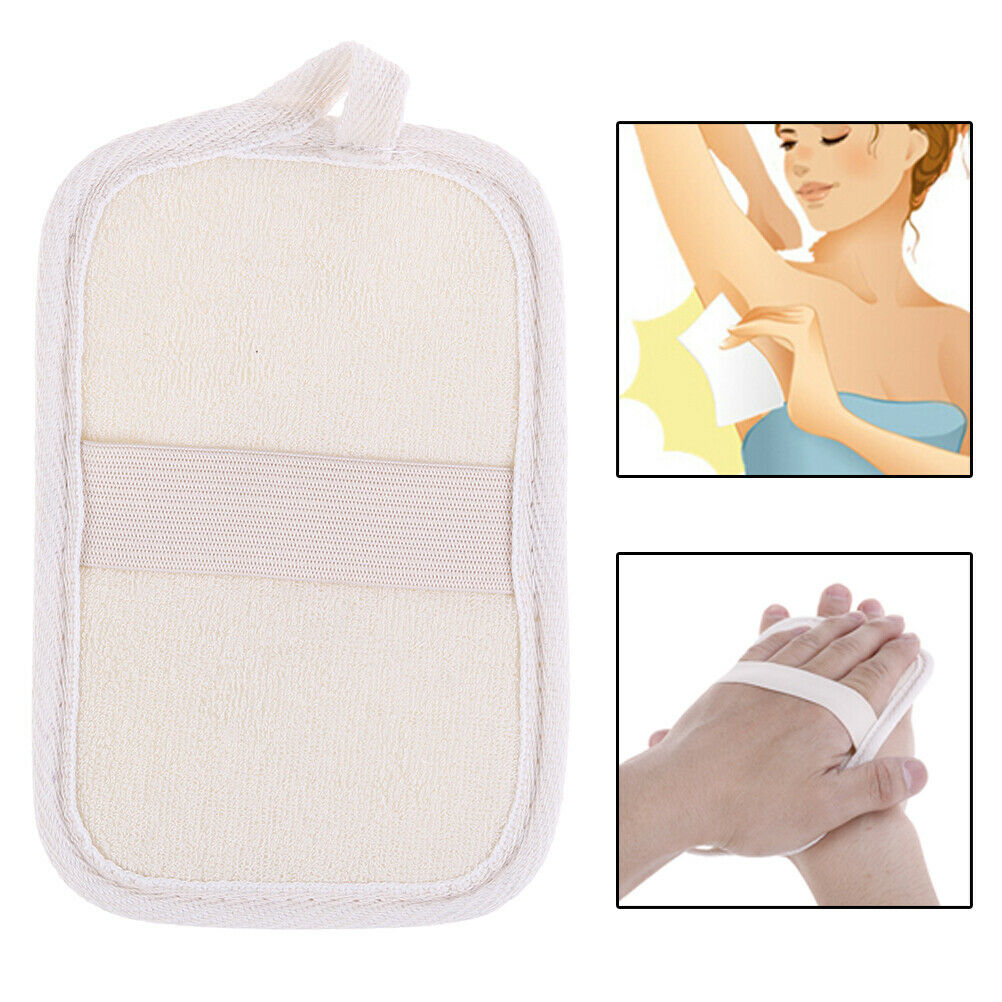 Natural Loofah Sponge Shower Bath Gloves Exfoliating Wash Skin Spa Massage-Sc XC