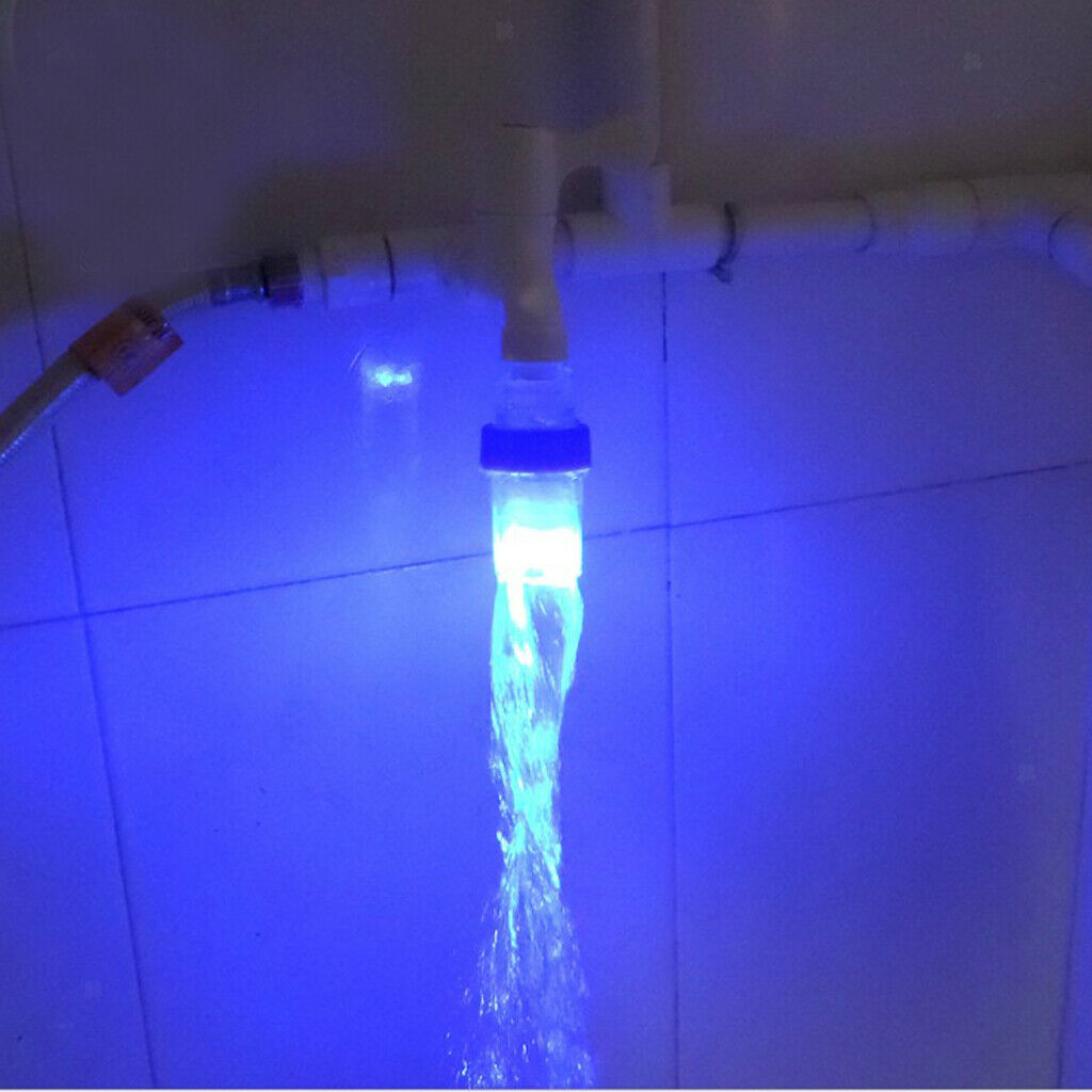 No Battery Led Faucet Head Waterflow Glow LED Water Tap for Bathroom Kitchen