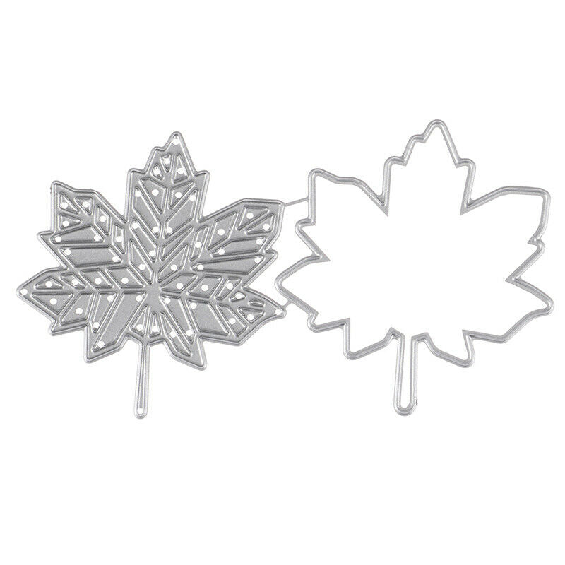 Metal Maple Leaf  Dies Cutting Decorative Embossing Scrapbooking Stenc.l8