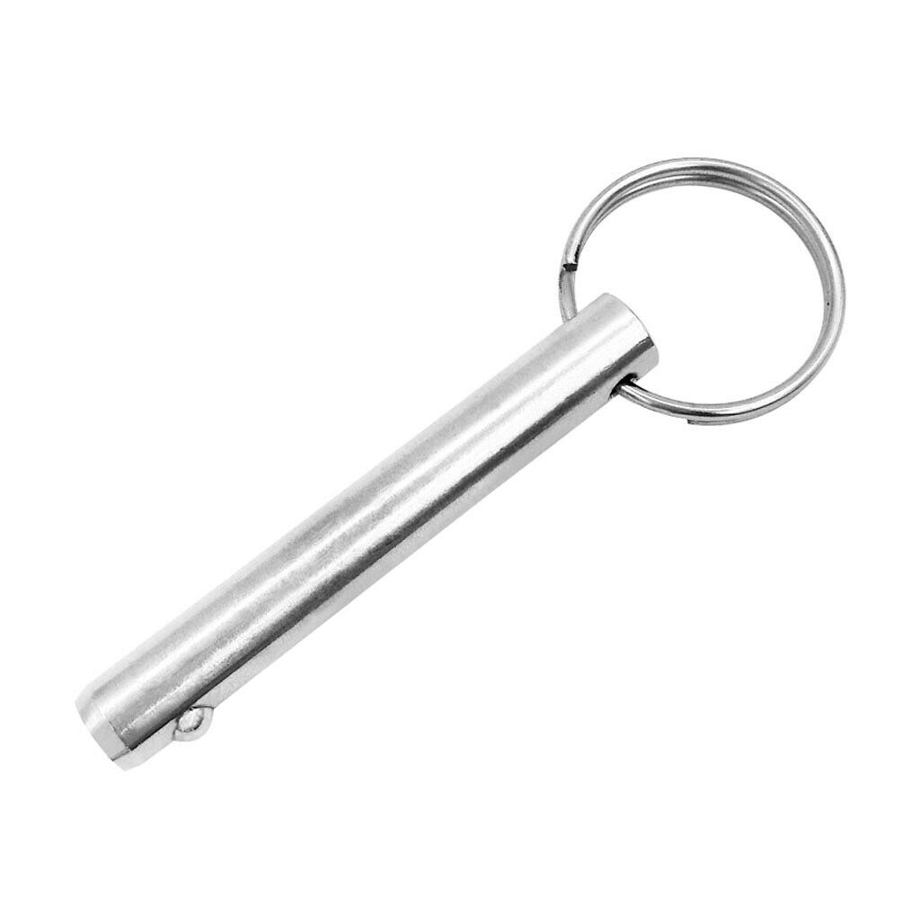 Stainless steel 316 quick release 10mm pin Bimini boat pin detent ring
