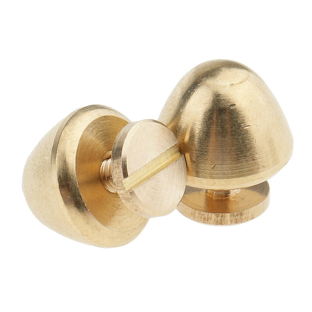 12Pieces Brass Spike Cone Studs Rivets Press Pins DIY Leather Crafts 12x9 mm