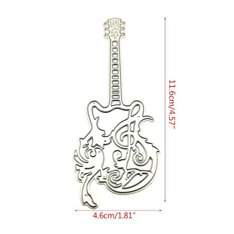 Violin Metal Cutting Die Stencil DIY Scrapbooking Album Paper Card Template Mold