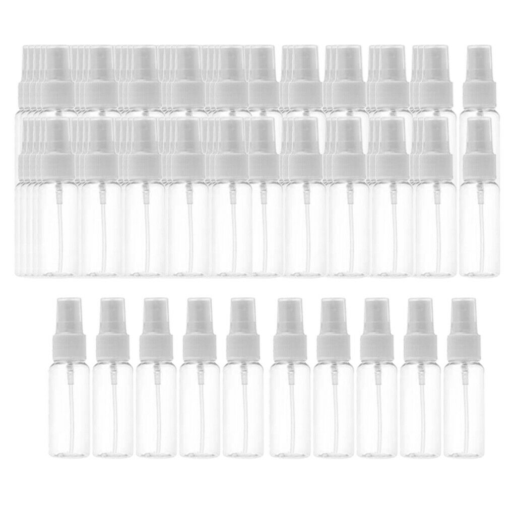 100Pcs Mini Spray Refillable Sprayer Empty Cosmetic Bottles Pump Reusable
