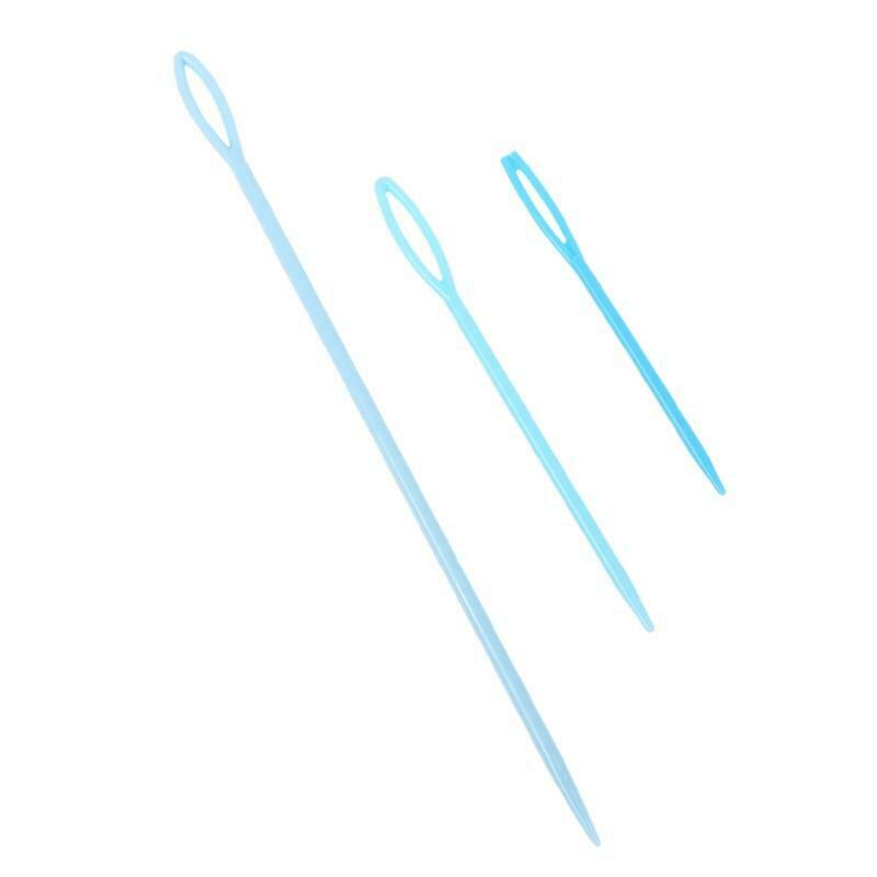 90 Pcs/Set 9cm/7cm/15cm Plastic Sewing Needles Crochet Hook DIY Sweater Weaving