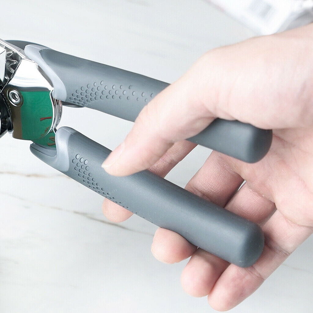 Stainless Manual Can Opener Hand Grip Bottle Opener Smooth Edge Kitchen Tool