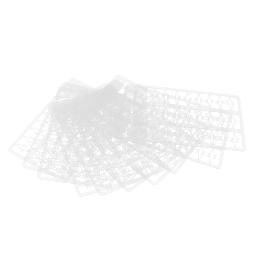 10 Set / 480pcs Plastic Carp Fishing Hair Rig Stops Boilie Bait Stops 7mm