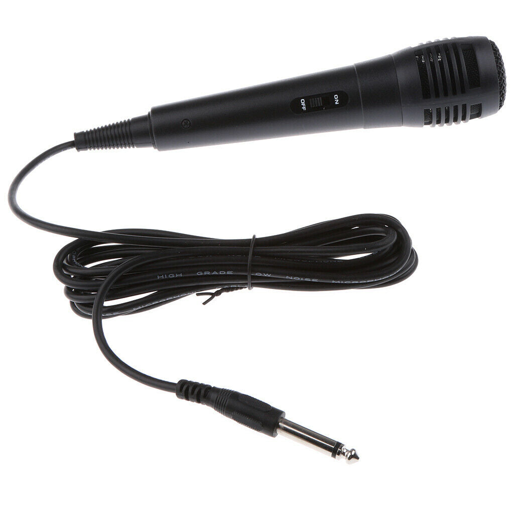 Handheld 6.35mm Vocal Dynamic Microphone Wired Mic for KTV Voice Recording