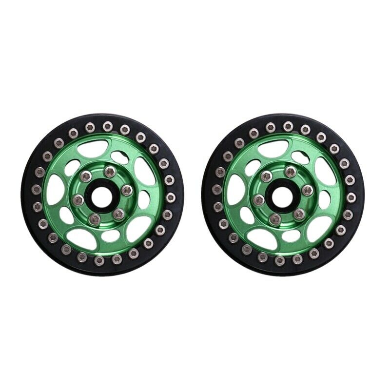 4PCS Metal 1.9 Inch Beadlock Wheel Rims for 1/10 Scale Rc Cler Traxxas -4 AxiaA4