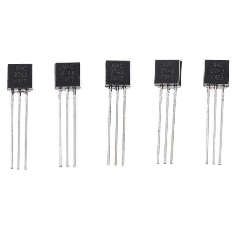 50 pcs MAC97A8 TO-92 6A 600V two-way thyristor in-line triode XjSJCA