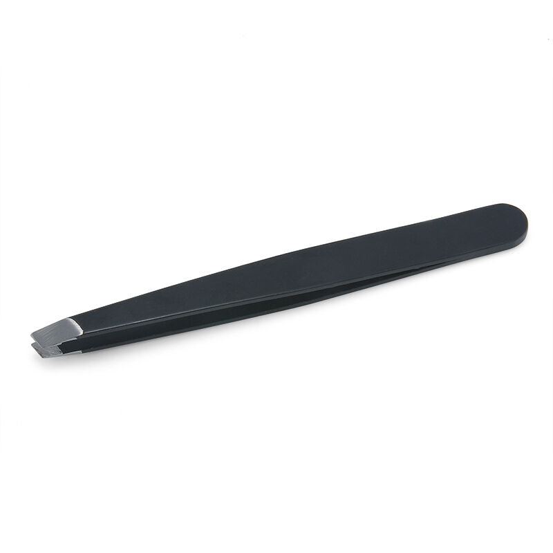 1x Professional Eyebrow Tweezers Hair Beauty Slanted Stainless Steel Tweezer ~