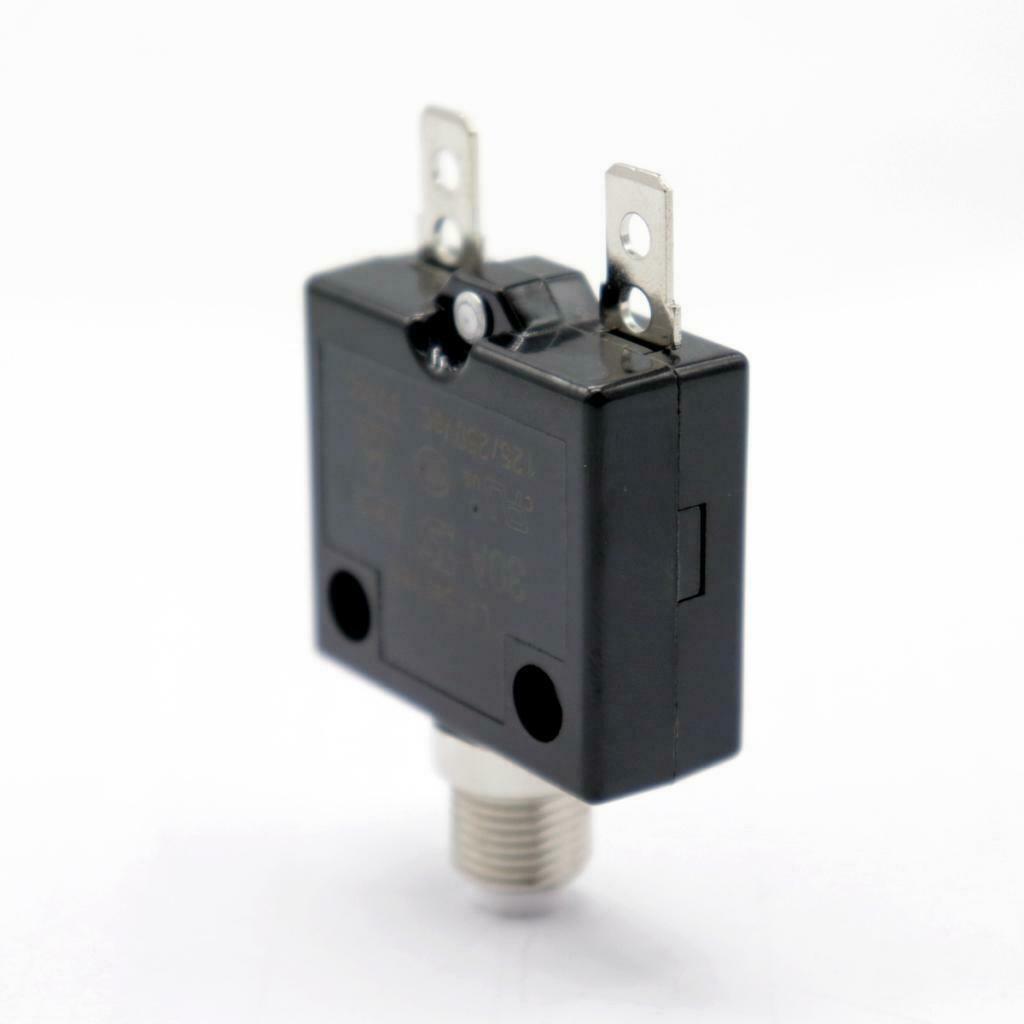 30Amp 125/250V AC Circuit Breaker Resettable Overload Protector Switch Fuse