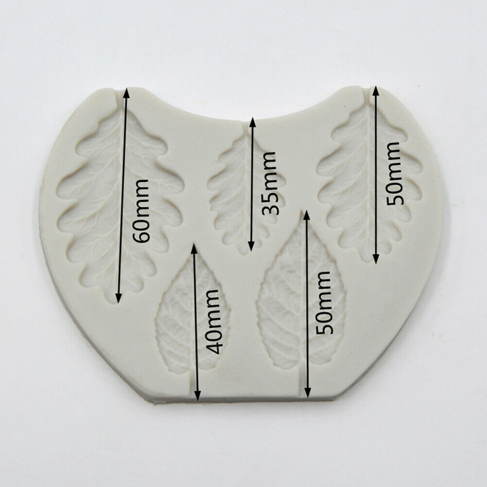 Blackberry & Oak Leaves Silicone Mould Fondant Cake Mold Cake Decorating T.l8