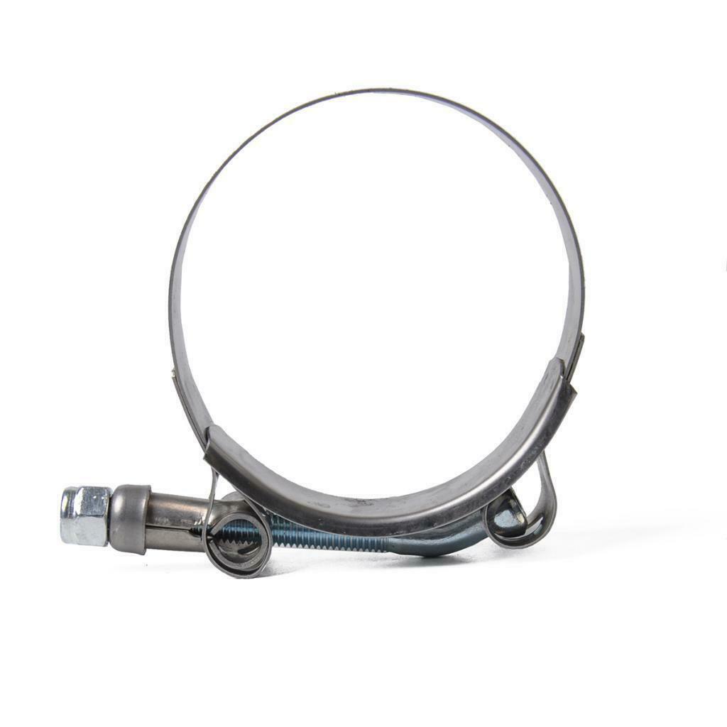 4X 79-87MM Stainless Steel T- Clamps Turbo Intake Silicone Hose Clamps