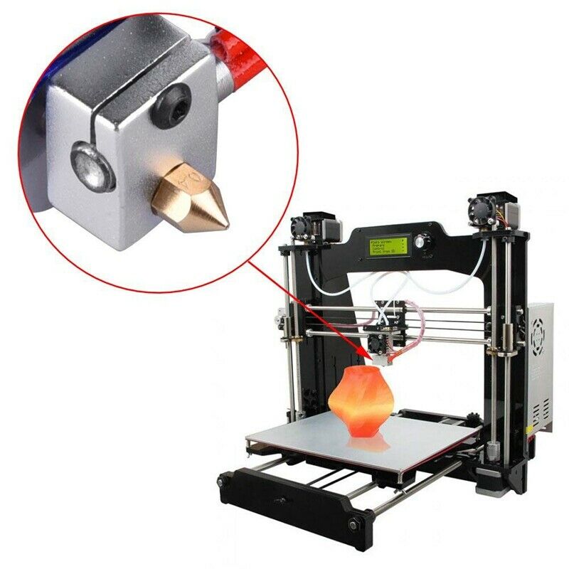 22PCS MK8 Nozzle Head Printer Extruder for 1.75mm A8 Makerbot MK8 Creality CR-I6