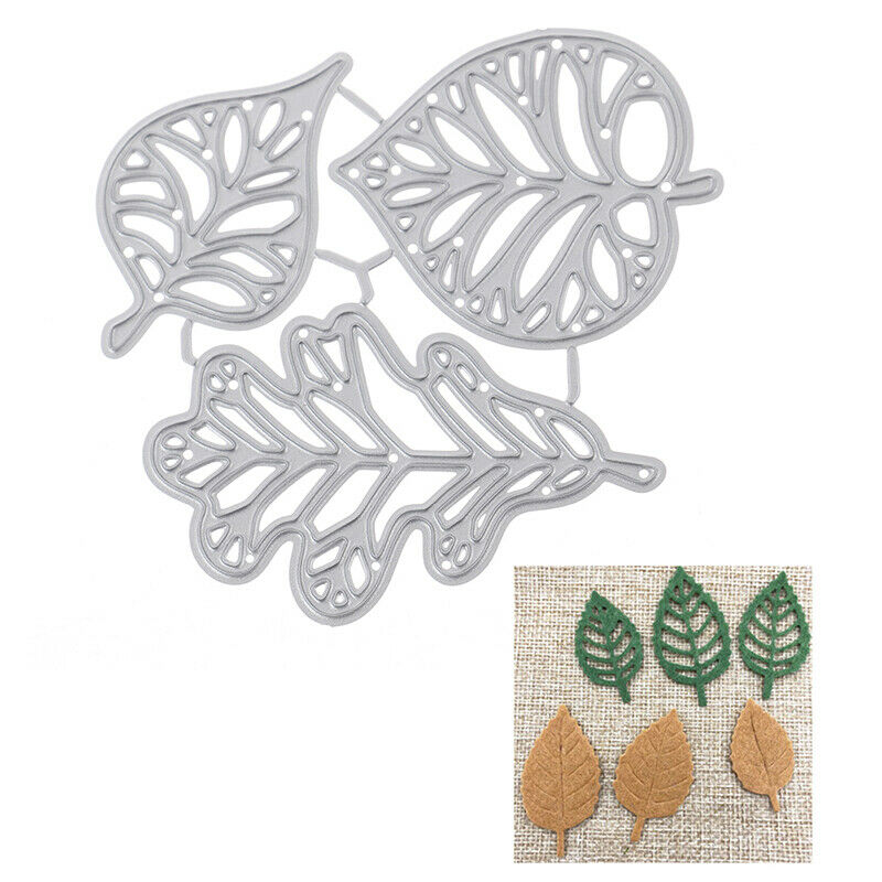Leaf Decoration Metal Cutting Dies Stencil Scrapbooking Album Embossing Craf Rf