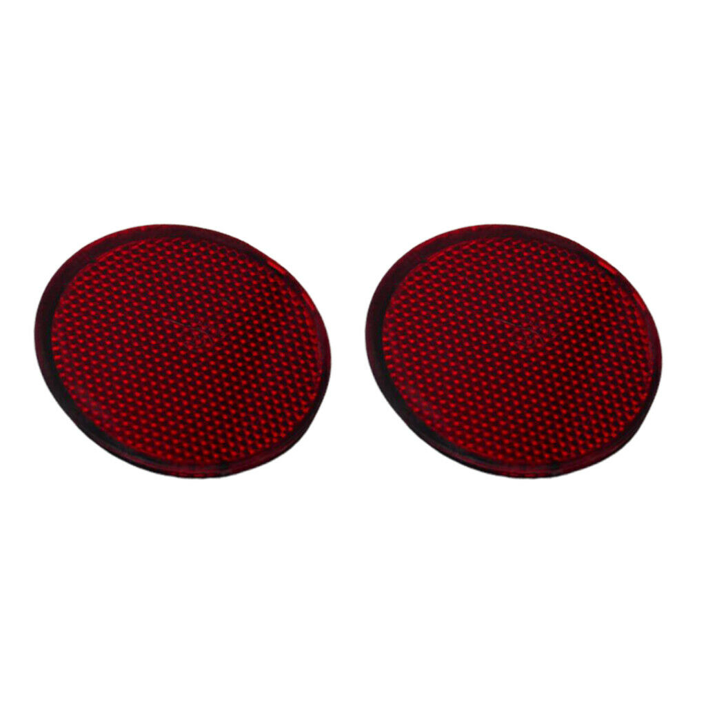Round Reflectors Light Bumper Reflective Strips For  QASHQAI 2007-2015