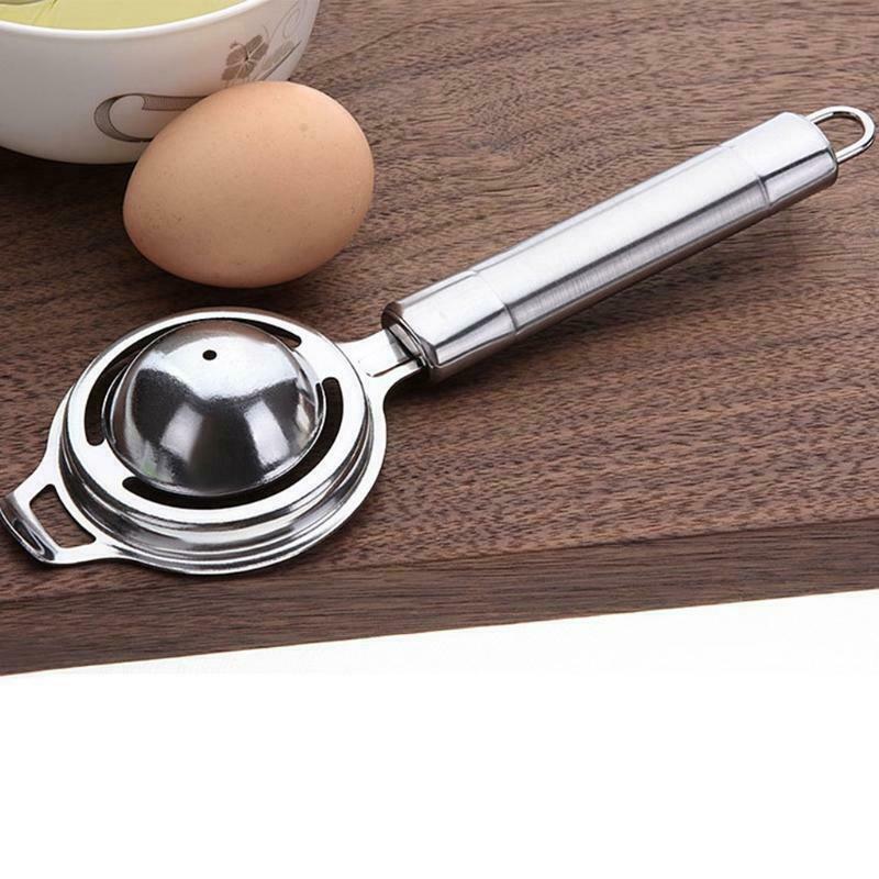 Egg Yolk White Separator Separates Stainless Steel Sieve Kitchen Tool Utensil