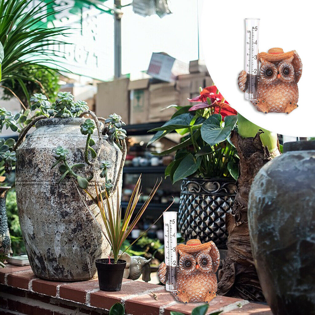 Garden Owl Sculpture Landscape for Home Outdoor Garden Yard Decor Arts