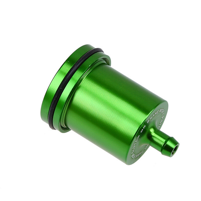 Motorcycle Brake Fluid Reservoir Green Aluminum Alloy Universal Fit For Kawasaki