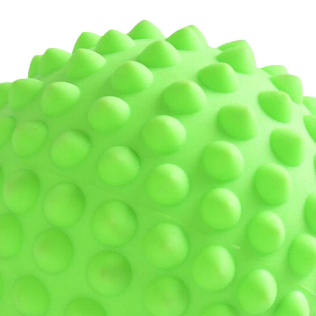 Soft   Point Deep Tissue Spiky Massage Roller Ball with a Bag Green