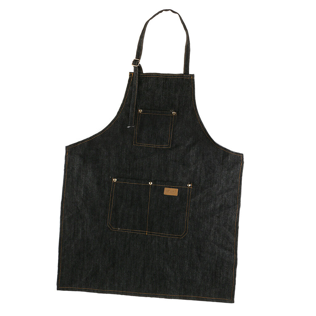 Adjustable Jean Beauty Salon Hair Cutting Gown Hairdressing Cloth Apron Cape