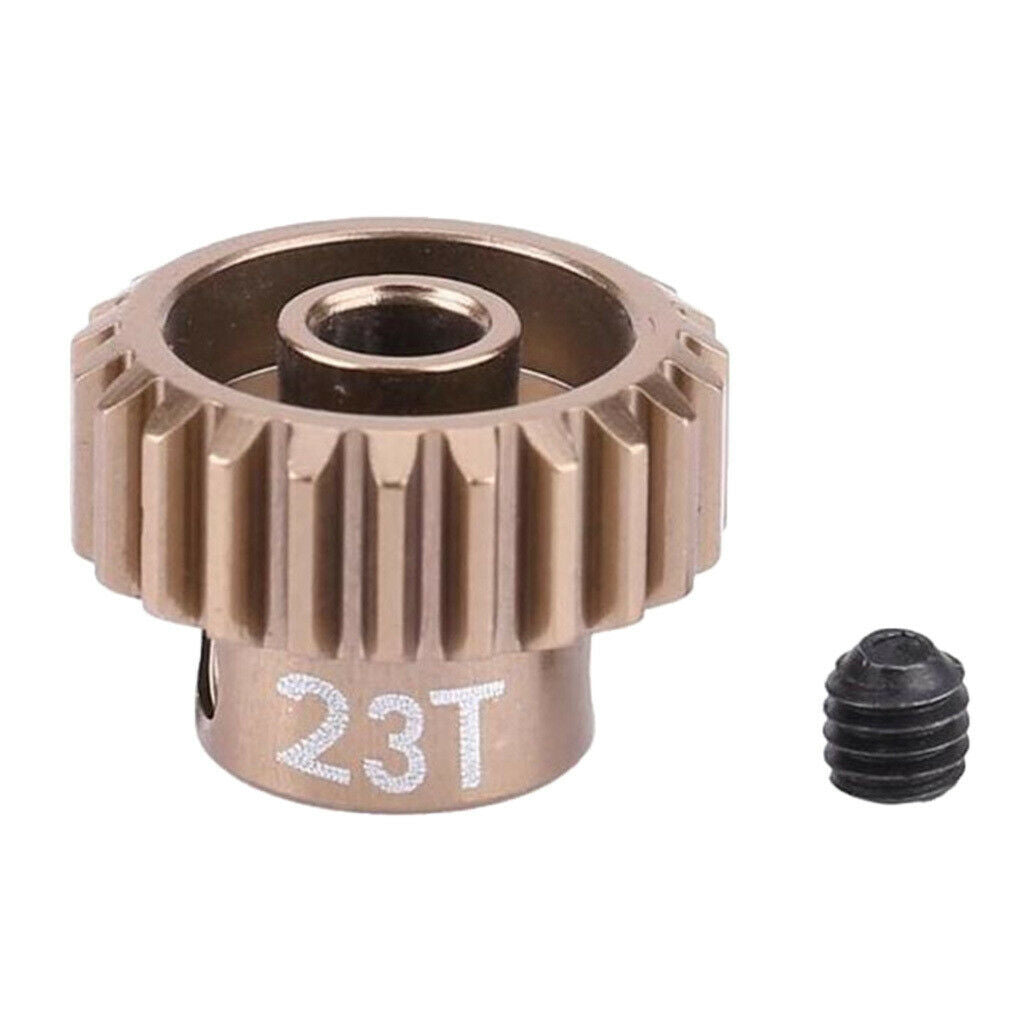 48P 13mm 23T Pinion Motor Gear for RC 1:10 Racing Car Motor Pinion Replacement