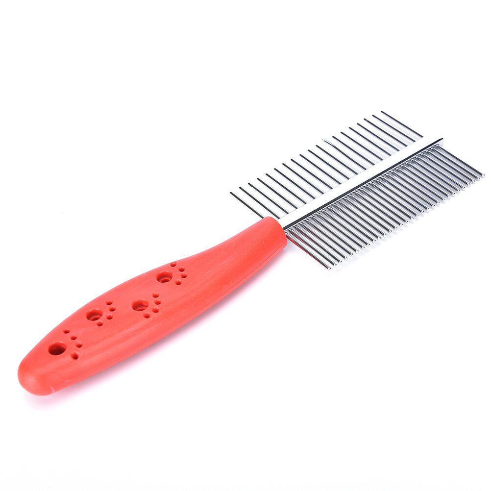 Grooming Pet Hair Grooming Two-sized Dense Comb Tooth Slicker Brush For Dogs  DD