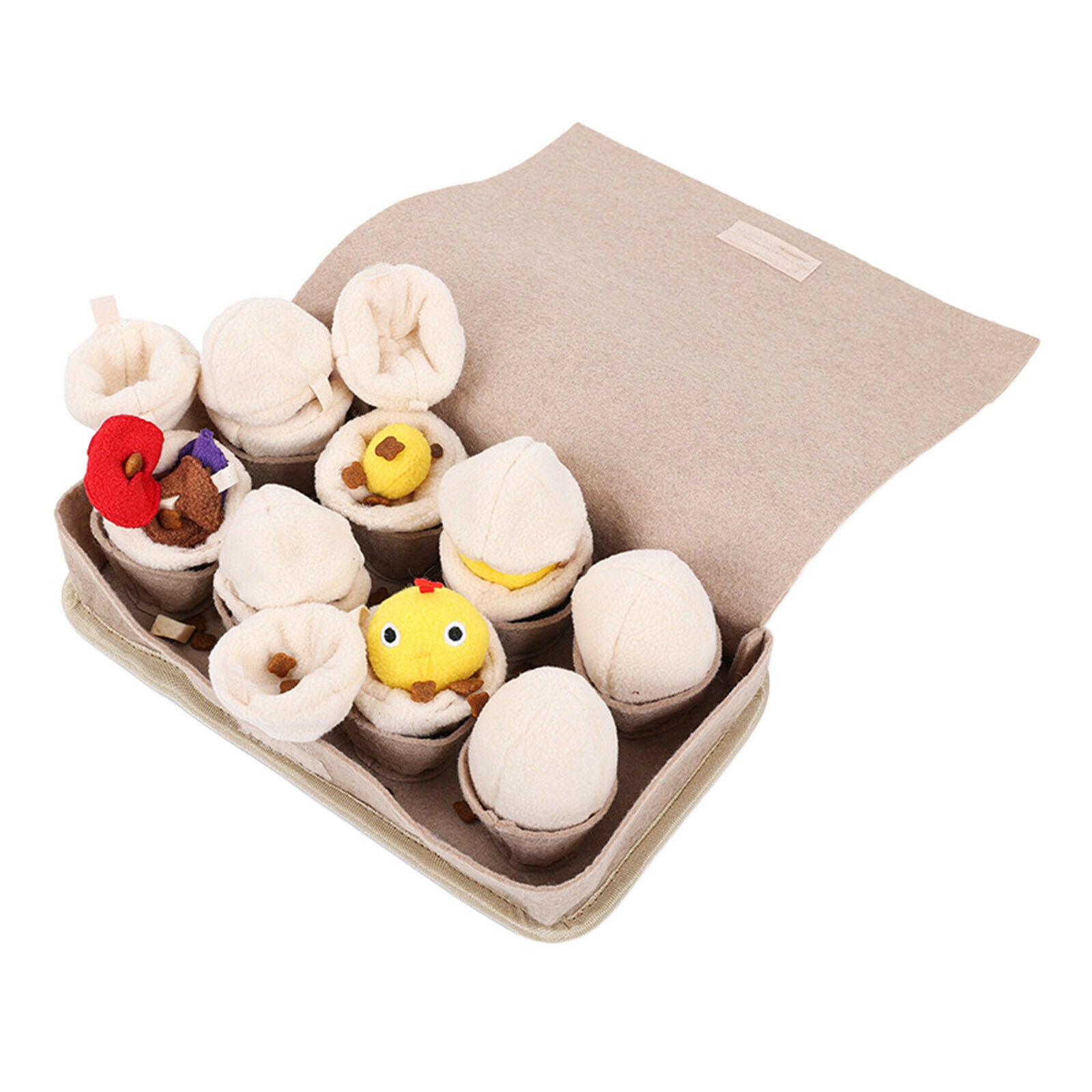 Pet Dog Snuffle Box Puppies Training Feeding Foraging Skill & Stress Release