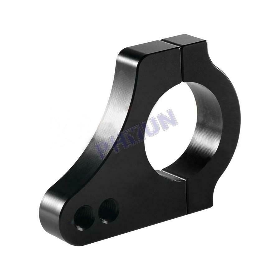 Motorcycle Steering Damper Fork Frame Mounting Clamp Bracket Aluminum Alloy 30mm