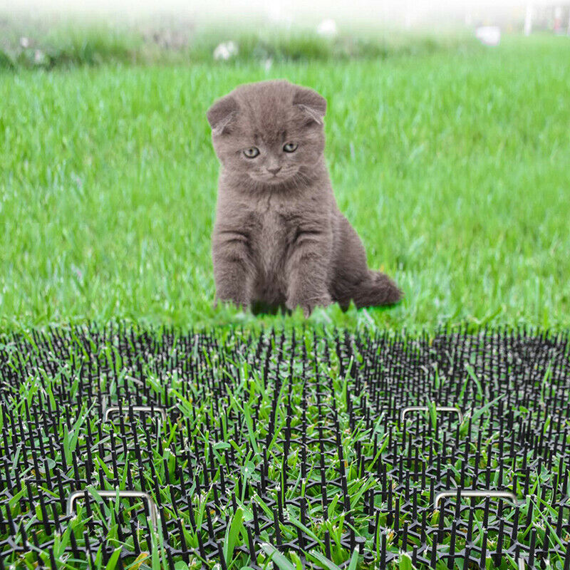 2Pcs Garden Prickle Strip Cat Repellent Deterrent Spike Anti-Cat Dog Suppl WLDF