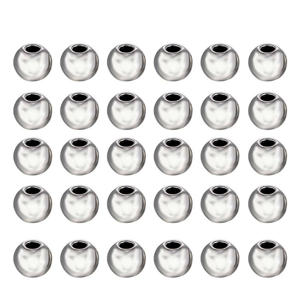100PCS Round Ball-Beads DIY 1mm Spacer Beads Jewelry Making Finding Wholesale