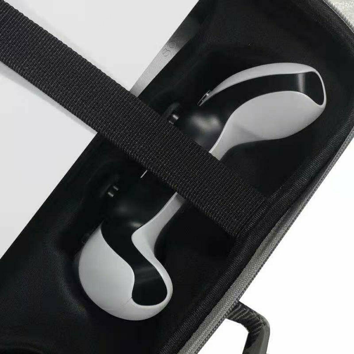Carrying Case Shockproof Travel Storage EVA Bag for Playstation 5 PS5 Box Gray