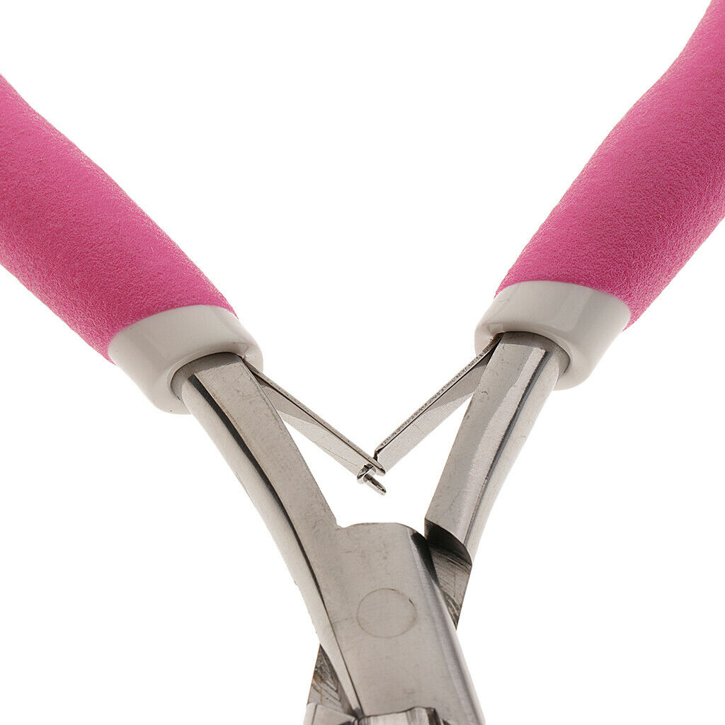 Steel Nail Pliers Toe Nail Clipper Manicure Pedicure Cutter Clamp Tool Pink