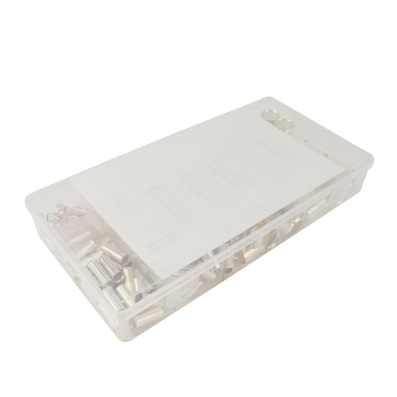190Pcs Car Cable Housing Wire Pin Cord Tube-shaped Bare End Terminal Connectors